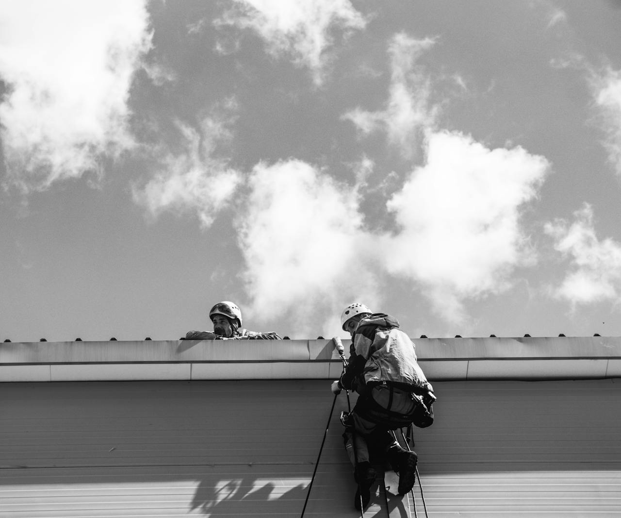 Workers on Rooftop